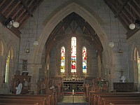 NSW - Bodalla - All Saints Anglican Church (1880) Altar (1 Feb 2011) Full